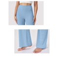 thumbnail image 6 of Besolor Women's Flared Yoga Leggings Casual Stretch High Waisted Workout Gym Fitness Bell Bottom Bootcut Pants, 6 of 7