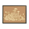 thumbnail image 2 of Stupell Industries Intricate Forest Mushrooms Plants Neutral Tones Drawing Graphic Art Black Framed Art Print Wall Art, Design by Ziwei Li, 2 of 5