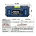 thumbnail image 4 of Magnetic Level Gauge Inclinometer Rechargable Angle Protractor Dual Axis Digital Angle ,Accurate Measurement, 4 of 5