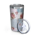 thumbnail image 2 of Pioneer Flower 10oz Tumblers Stainless Steel Tumbler with Lid and Straw,Vacuum Insulated Double Wall Travel Tumbler Cups with Cleaning Brush for Coffee, Tea, 2 of 4