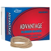 Alliance Rubber Advantage® Rubber Bands, Size 18, 3" x 1/16", Natural, Box Of 370