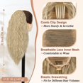 thumbnail image 2 of Extensión de cola de caballo BARSDAR Curly Wavy Blonde 22 pulgadas para mujer, 2 of 6