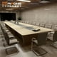 thumbnail image 2 of Leather desk conference table long table bar table conference room work table small negotiation desk My Lux Decor Round, 2 of 10