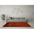 thumbnail image 3 of Ahgly Company Machine Washable Indoor Rectangle Abstract Yellow Contemporary Area Rugs, 2' x 5', 3 of 4