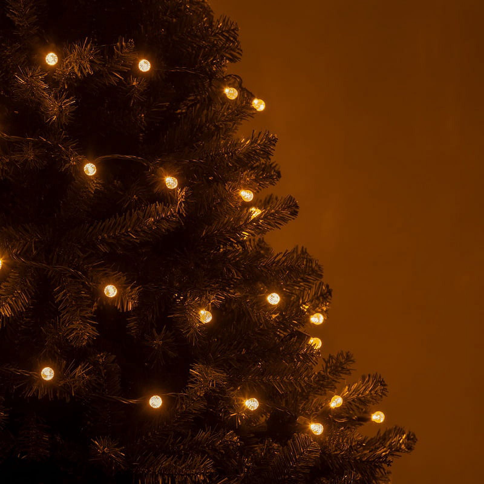 70 G12 Gold Globe Christmas Lights Gold 24 ft. LED Globe String Lights Ball Lights Dorm Room Lights Party String Lights for Bedroom Indoor-Outdoor Christmas String Lights