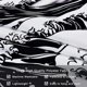 thumbnail image 5 of Tapiz de pared con mandala de 148 x 200 cm, tapiz de olas grandes con puesta de sol, tapiz de océano en blanco y negro para colgar en la pared para sala de estar y dormitorio, 5 of 5
