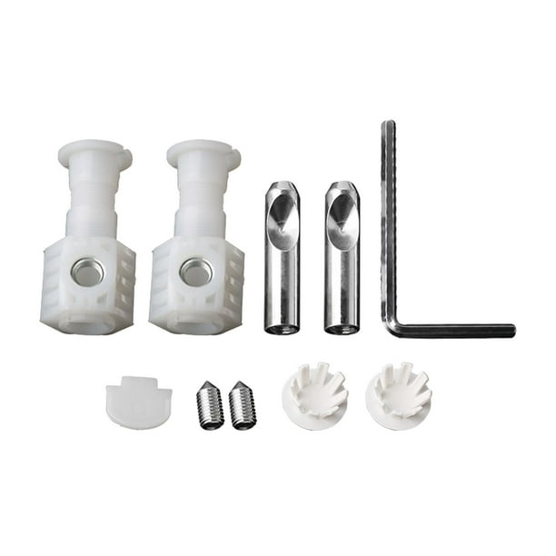 -Tornillos de fijación para inodoro, tornillos de reparación, reemplazo, fijaciones duraderas, tornillos de fijación fáciles de usar, accesorios para