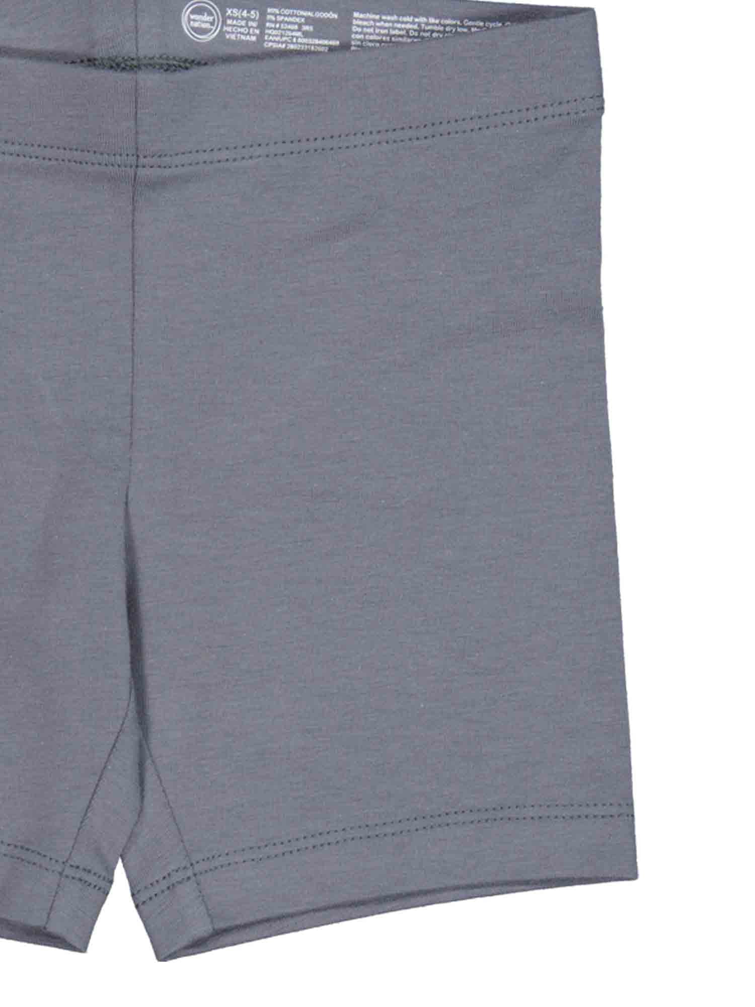 Wonder Nation Girls Bike Short, 2-Pack, Sizes 4-18 & Plus