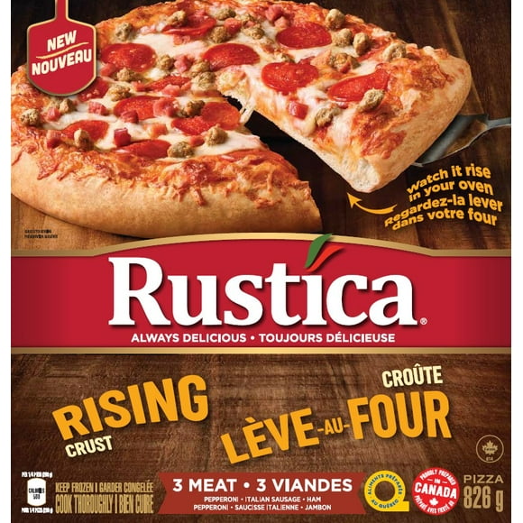 RUSTICA PIZZA LVE-AU-FOUR 3 VIANDES RUSTICA PIZZA LVE-AU-FOUR 3 VIANDES