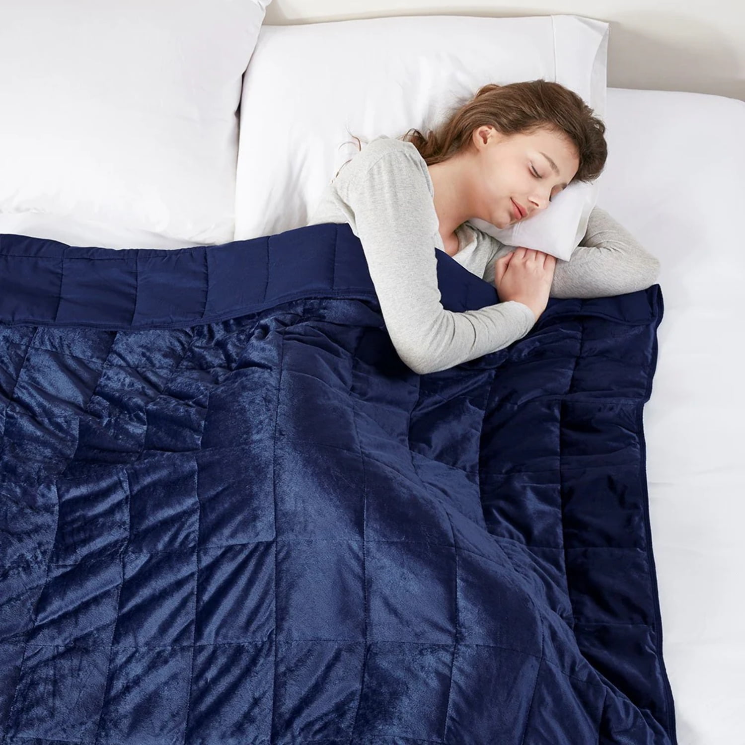 Sleep Philosophy Mink to Microfiber Weighted Blanket 48x72 15lbs Walmart