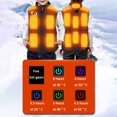 thumbnail image 6 of ZCFZJW Heated Jacket Heated Vest for Kids Boy Girls, Sleeveless Lightweight USB Rechargeable Thick Warm Windproof Full Zip Up Down Jacket, Battery Not Included(Black#51,8-9 Years), 6 of 11