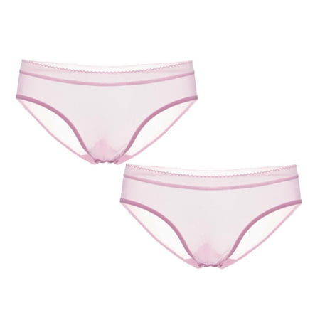

Womens Underwear Brief Seamless Comfortable Low Waist Panties2PC