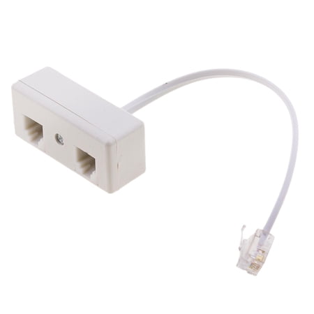 RJ11 Teleph Plug to Socket Adapter Splitter for Teleph price history on PriceWatchPro