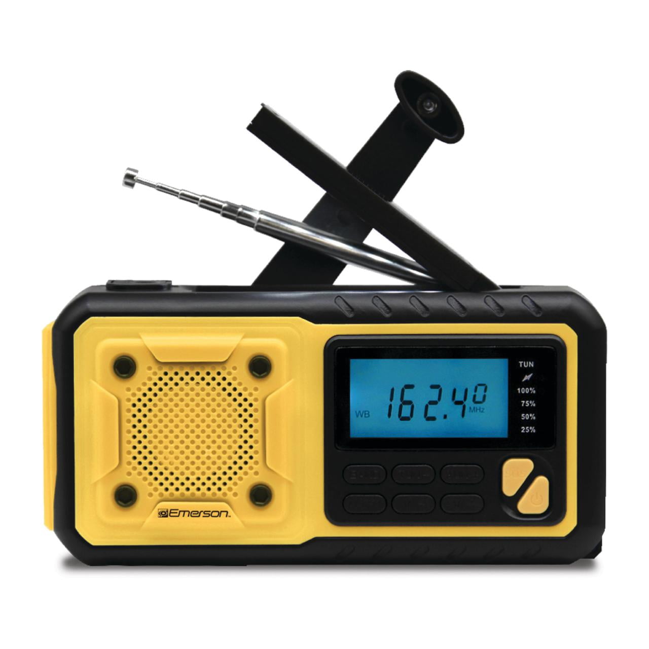 Emerson ER7051 Emergency AM/FM Radio with Weather Band and Power Bank
