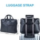 thumbnail image 5 of Bolso Bandolera Seyfocnia Piel Hombre 15.6 Pulgadas Portafolios Computadora Portátil Negro, 5 of 5