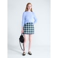 thumbnail image 2 of Free Assembly Women’s Tweed Mini Skirt with Fringe Hem, Sizes 0-20, 2 of 6