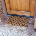 thumbnail image 2 of Rubber-Cal "The Moroccan" Brown - Outdoor Coir Mats - 18" x 30", 2 of 3