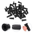 thumbnail image 1 of LOLIPPYY Back to School 35Pcs Chair Glides Cover Black Plastic Scratch Prevention School Environment, 1 of 8