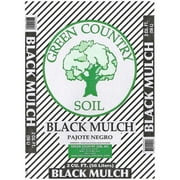 Green Country Soil Color-Enhanced Hardwood Mulch, Black