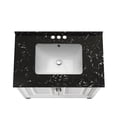 thumbnail image 6 of 30" Freestanding Vanity with Marble Top and Storage Cabinet - White, 6 of 9
