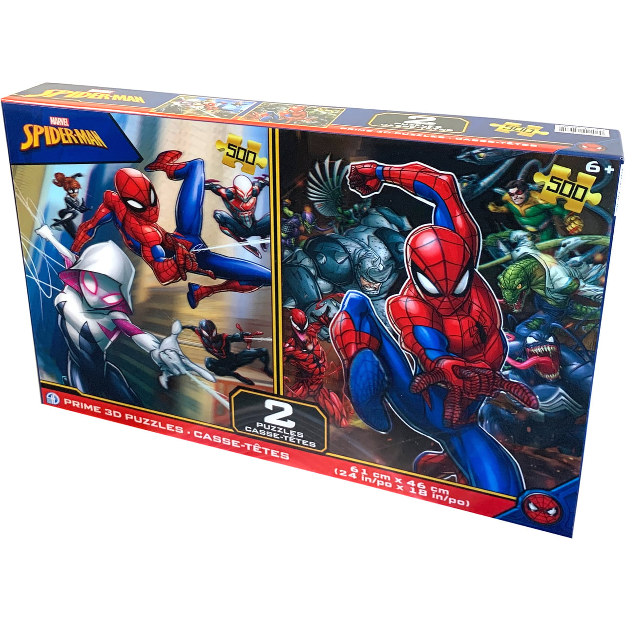 Spiderman Rompecabezas Lenticular-Twin Pack 