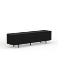 thumbnail image 5 of Atlas 78" x 20" Modern TV Stand Cabinet - Black Frame, Black Door/Drawers, Black Base, 5 of 8