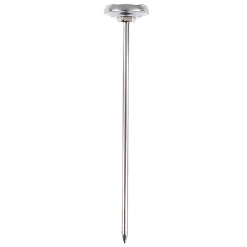 Stainless Steel Soil Thermometer 127mm Stem Display 0-100 Degrees Celsius.J 
