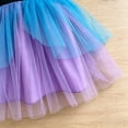 thumbnail image 4 of WIBACKER 6M-4Y Baby Girls Ghost Skeleton Halloween Dress Colorful Ruffle Short Sleeve Tulle Dresses Kids Halloween Costume, 4 of 9