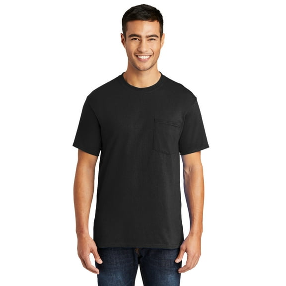 Port & Company Men's Core Blend Pocket T-Shirt PC55P