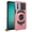 Rose Gold, variant on For Nokia G100 Hybrid Magnetic Car Mount Ring Kickstand Stand Holder Full-Body Armor Protective [Military Grade] Phone Case Cover by Xpression - Red