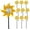 Golden, variant on ANHXN Reflective Pinwheels Wind Spinner, Bird Repellent Blinder Devices Deterrent to Scare Birds Away from Yard Patio Farm Garden