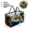 thumbnail image 2 of Chameleon Versatile Oxford Cloth Reusable Storage Box - Foldable, Large Capacity Beach Bag, Shopping Bag, and Decorative Box, 2 of 7