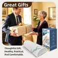 thumbnail image 6 of AGALI Semi-Roll Pillow – Under Knee Support Pillow with Removable Cover, Half-Moon Bolster for Leg, Knee & Lower Back Relief, 7.8" x 20.4" x 4.8" High-Density Foam Cushion for Sleeping & Relaxation, 6 of 7