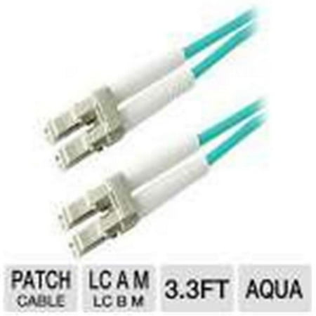 UPC: 0821455037959 | AddOn 1m OM3 Aqua Duplex Patch Cable