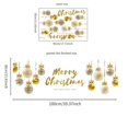 thumbnail image 1 of Pegatinas de ventana navideñas para el hogar, calcomanías de pared navideñas para niños, Feliz Año Nuevo 2023, 2024, 1 of 4