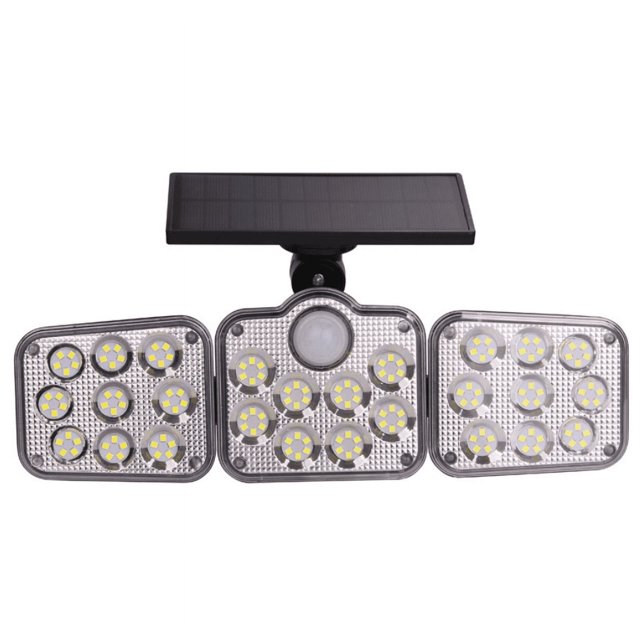 Lámpara Solar impermeable LED colector Solar luz de jardín integrada exterior impermeable Sensor de cuerpo luz de calle 138 LED Sailing Electrónica