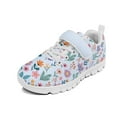 thumbnail image 3 of Psesaysky Lightweight Breathable Floral Sneakers for Little Girls Mesh Sneakers with Single Buckle Convenient to Wear Shoes, 3 of 7