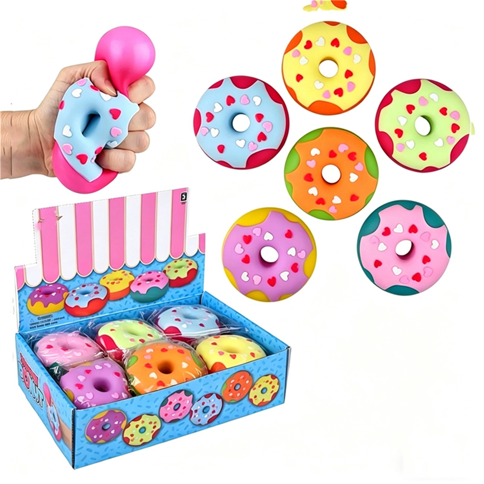 HWRETIE Sensory Fidget Toys Stress Relief Balls for Adults Anxiety Relief Desk Toys