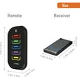 thumbnail image 2 of JTD Rechargeable Key Finder, Wireless RF Item Locator, Remote Control Tracker for Keys Phones Pet Collars Remote Controls Luggage [KF-05-C], 2 of 7