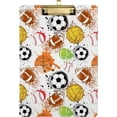 thumbnail image 1 of FMSHPON Sport Balls Clipboard Hardboard Wood Nursing Clip Board and Pull for Standard A4 Letter 13x9 inches, 1 of 6