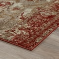 thumbnail image 5 of Addison Rugs Addison Wellington Rust/Ivory Distressed Traditional Area Rug (7'10 x 10'7) - 7'10" x 10'7", 5 of 5