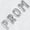 Silver, variant on Prom Silver Small Letters Mylar Foil Balloons 16” - Air Filled Only Self-Seal Metallic Alphabet Balloon for School Party Decorations