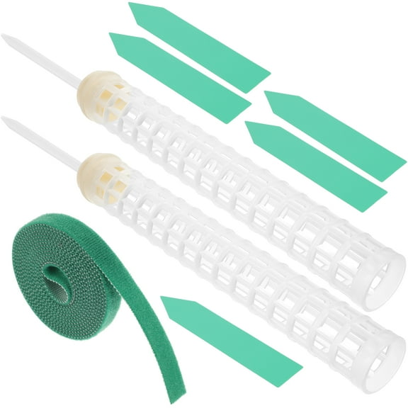 Sphagnum Pillar Moss Poles Climbing Plant Support Vegetable Cage Stand Vine White Plastic