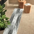 thumbnail image 6 of Unique Loom Outdoor Modern Collection Area Rug - Monochrome (2' 7" x 12' Runner Black and White), 6 of 10