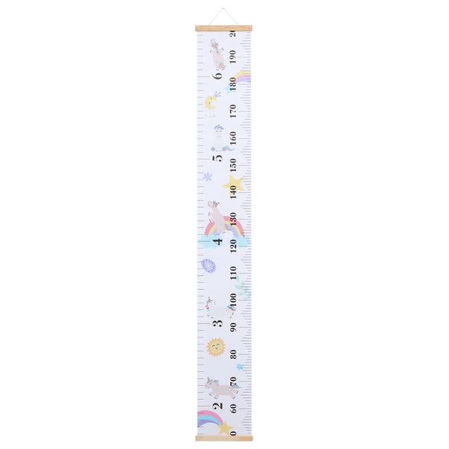 1 Set Kids Growth Height Chart Kids Height Wall Hanging Ruler Height Wall Ruler
