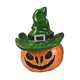 thumbnail image 3 of Figura de calabaza en miniatura, adorno de escritorio, regalo, estatua de resina, artesanía, accesorios para fotos Sombrero verde, 3 of 9