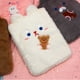 thumbnail image 2 of Funda de felpa para tableta para niñas, diseño bonito, protección múltiple, ligera, funda para tableta, funda para tableta, color blanco, 2 of 5