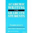 thumbnail image 1 of Pre-Owned Academic Writing for Graduate Students Commentary: A Course for Nonnative Speakers of English (Paperback) 0472082930 9780472082933, 1 of 1