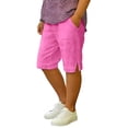 thumbnail image 2 of Summer Shorts For Teen Girls Girls Shorts Casual Floral Printed Short Pants Summer Ruffle Beach Shorts with Pockets Size 4-15, 2 of 4