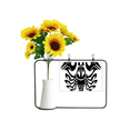 thumbnail image 1 of Constelación de Escorpio, signo del Zodiaco Tarjeta de bendición de jarrón de girasol artificial, 1 of 3